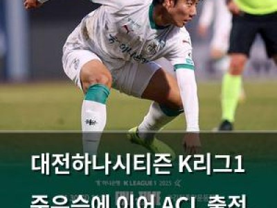 대전하나시티즌 K리그1 준우승에 이어 ACL 출전 확정