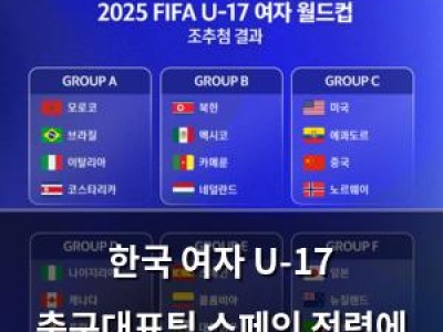 한국 여자 U-17 축구대표팀 스페인 전력에 놀란 반응