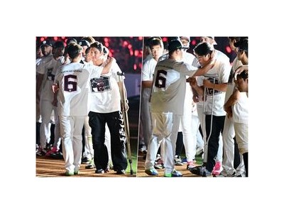 박경수 은퇴식에 황재균도 등장했네